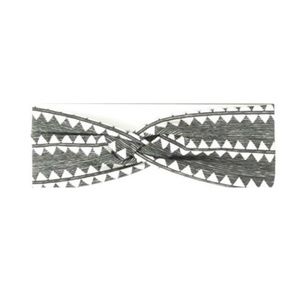 Black Boho Twisted Headband